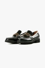 Load image into Gallery viewer, All Black Clip &amp; Stitch Loafer
