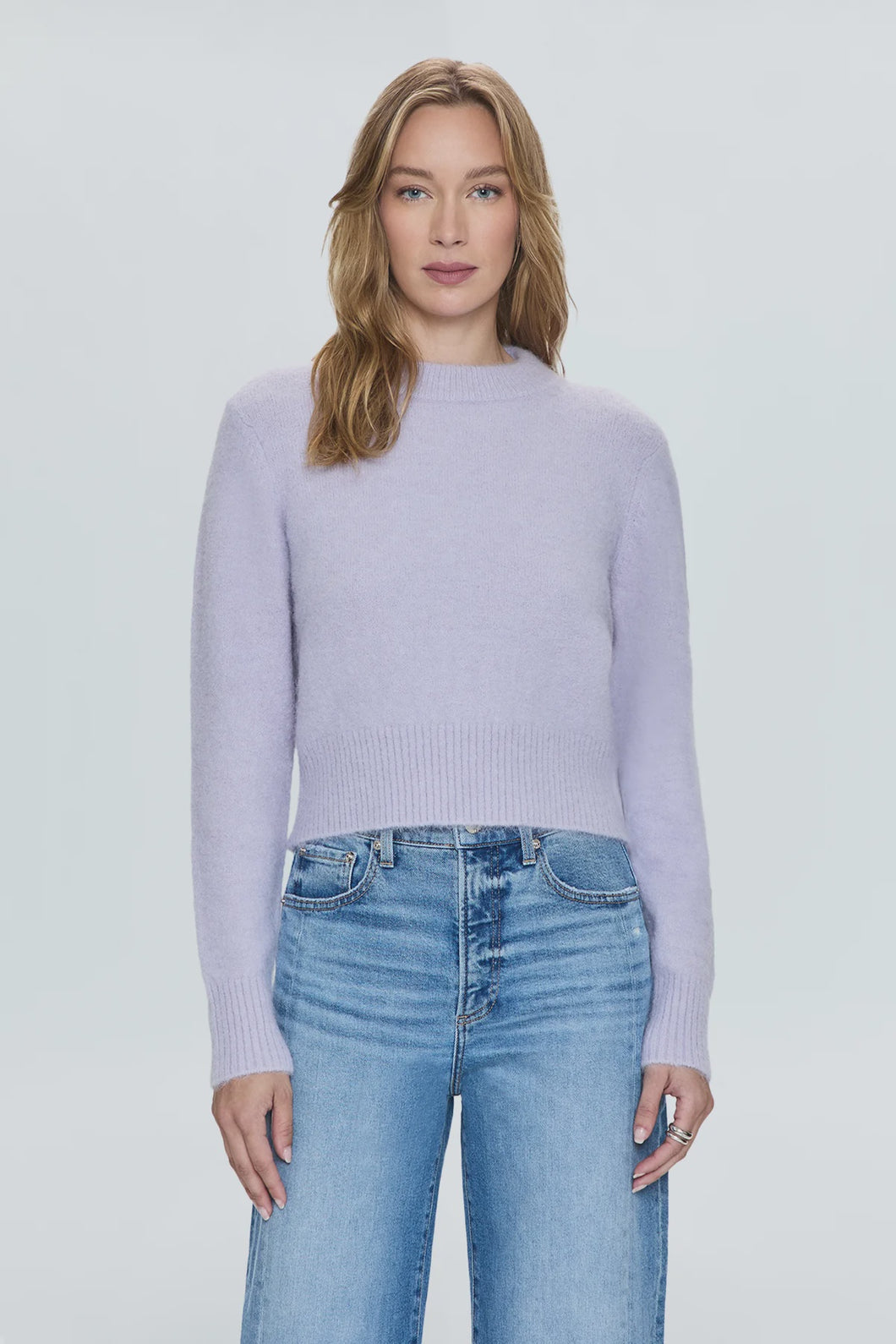 Pistola Sara Shrunken Crewneck Sweater