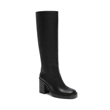 Load image into Gallery viewer, Silent D Porcha Black Leather Tall Boot
