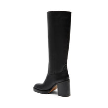 Load image into Gallery viewer, Silent D Porcha Black Leather Tall Boot
