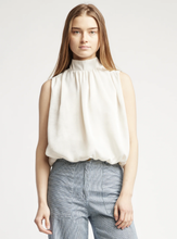 Load image into Gallery viewer, Self Contrast Cora Sleeveless Blouse
