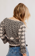 Load image into Gallery viewer, Free People Geo floral crop cardi
