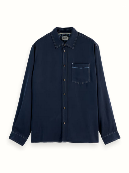 Scotch & Soda Relaxed-Fit Tencel Shirt