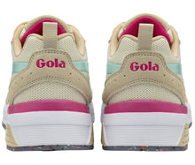 Load image into Gallery viewer, Gola Navis Off White/Powder Blue/Hot Pink Sneaker
