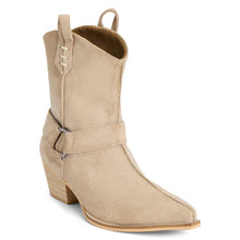 Load image into Gallery viewer, Matisse Tombstone Suede Western Ankle Boot
