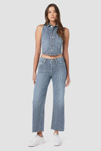 Load image into Gallery viewer, Hudson Rosie Railroad Stripe Jean
