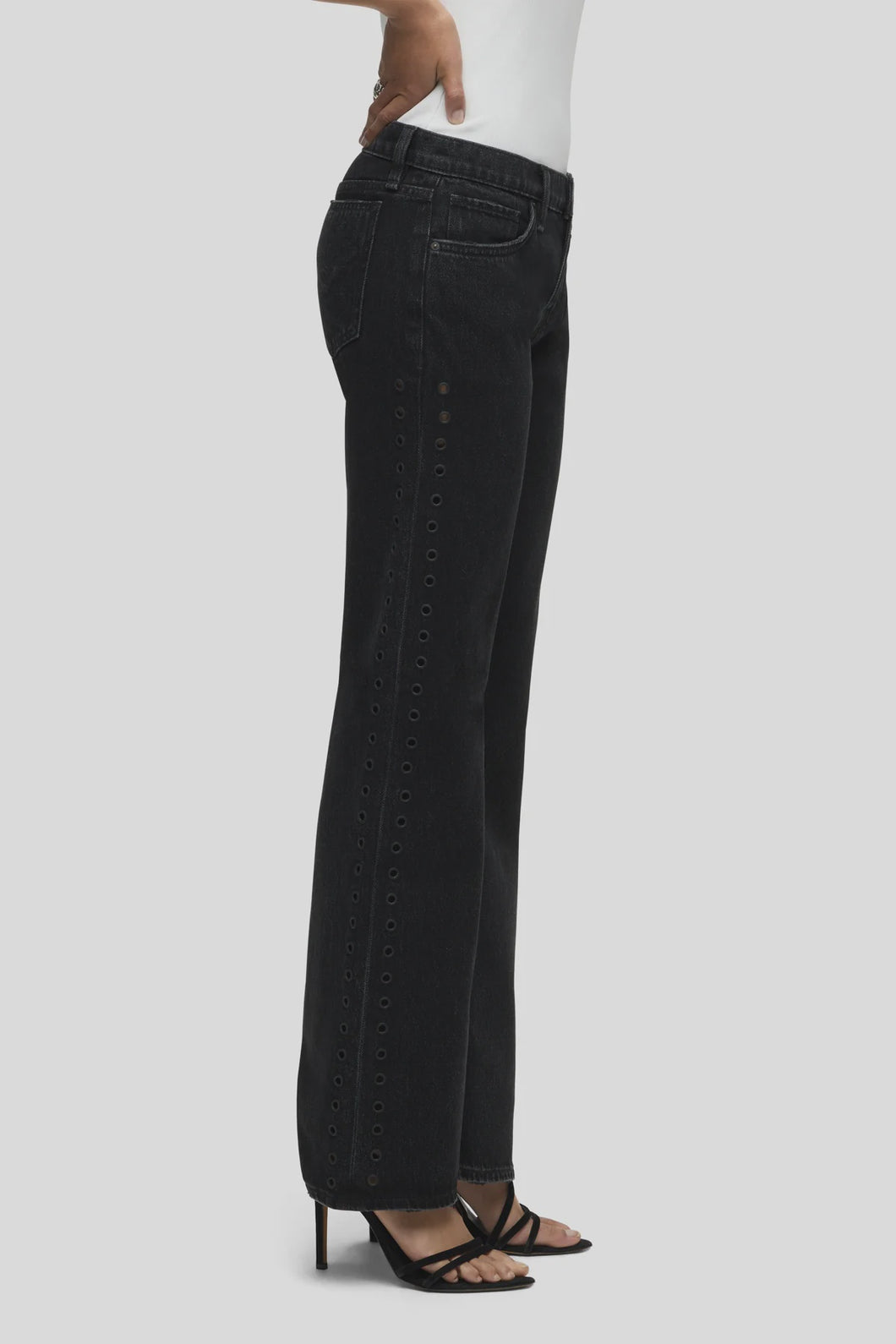 Hudson Kelli Low-Rise Straight Leg Jeans