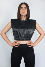 Load image into Gallery viewer, Article X Leather Muscle Tee
