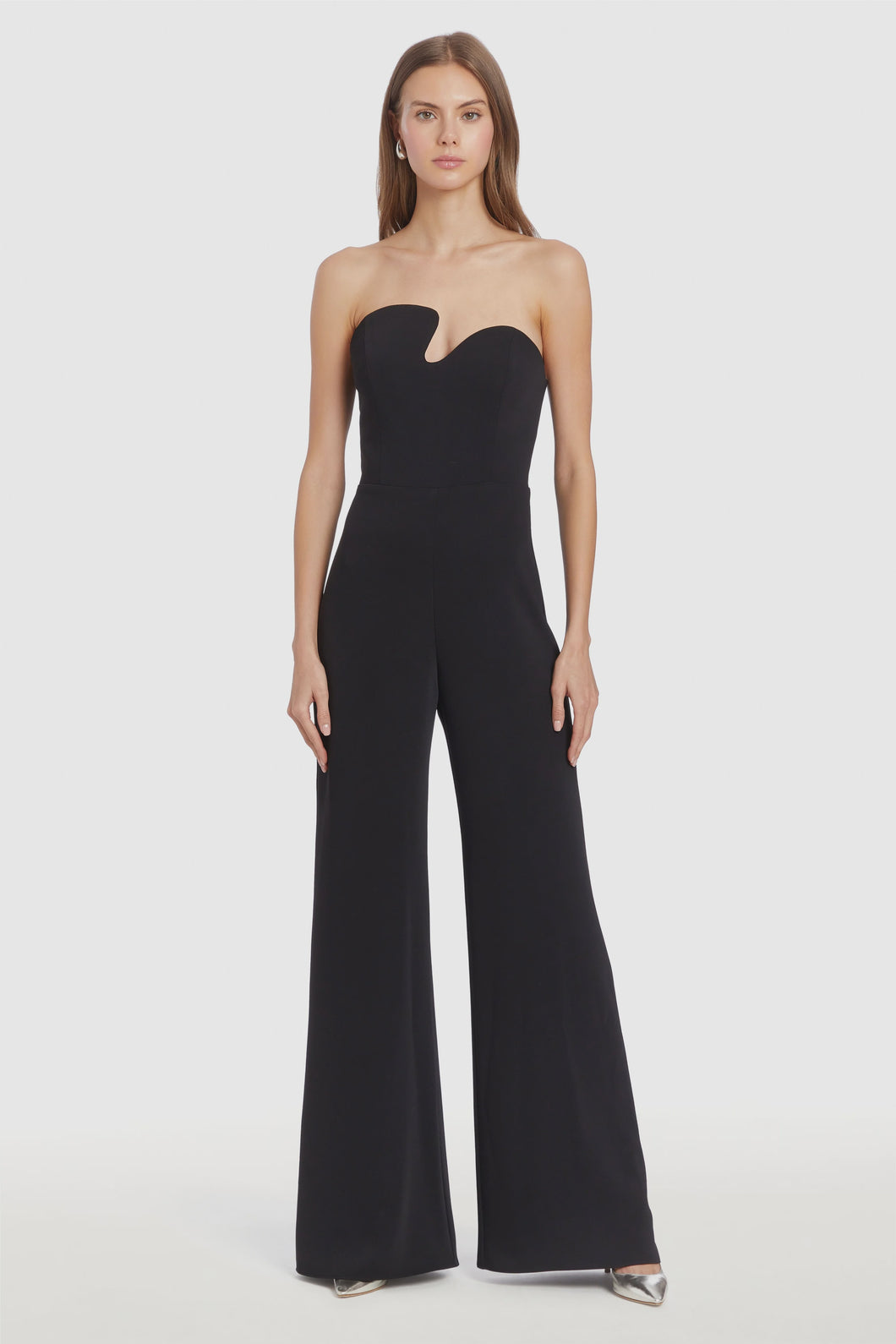 Amanda Uprichard Strapless Puzzle Jumpsuit