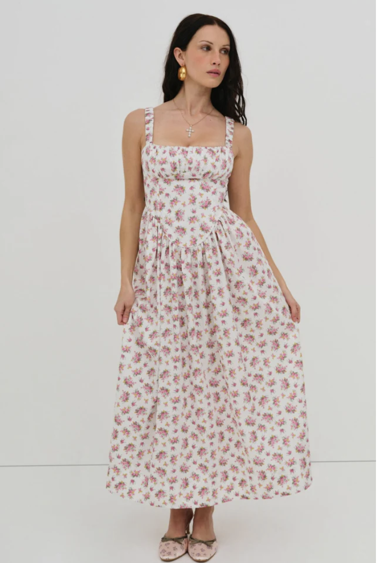 For Love & Lemons Etienne Midi dress