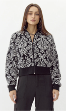 Load image into Gallery viewer, Greylin Charlize knit bomber jacket
