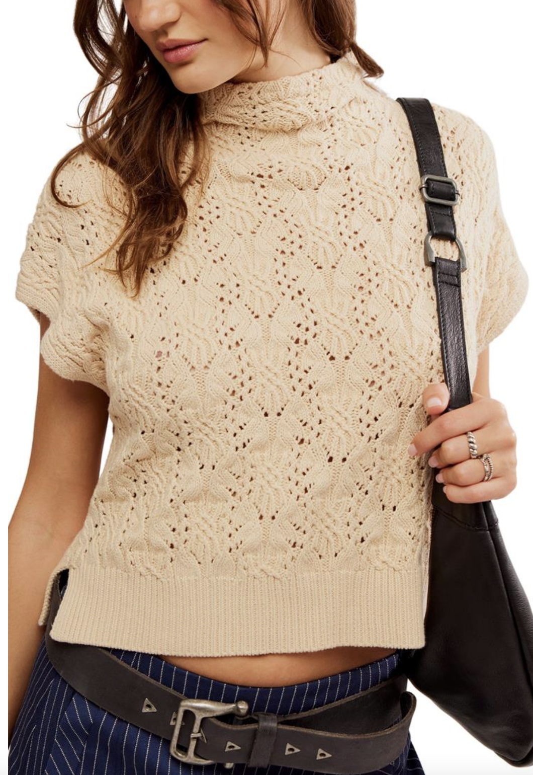 FP Vickie Mock Neck Sweater