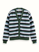 Load image into Gallery viewer, Scotch &amp; Soda Crochet Dropped Shoulder Cardigan
