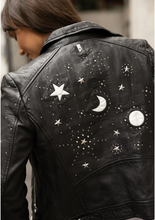 Load image into Gallery viewer, Mauritius Moon &amp; Stars are Silver Jacket
