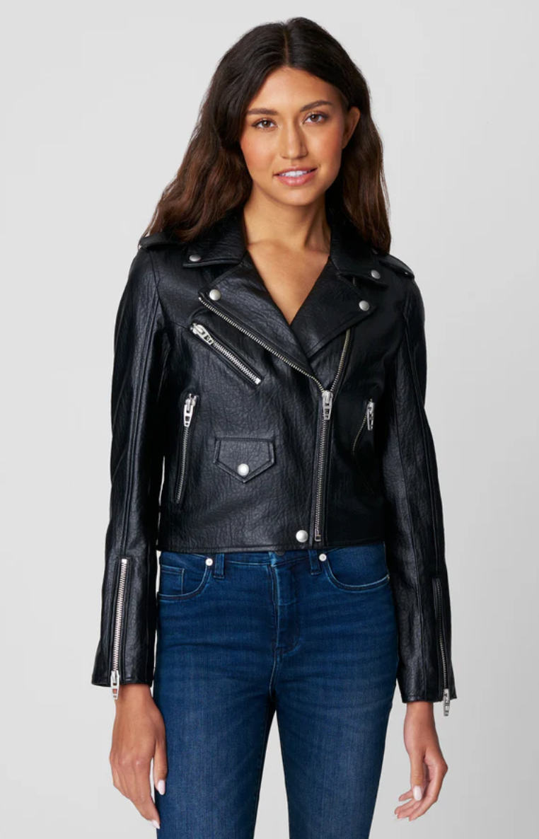 BlankNYC Morning Gram Vegan Leather Moto Jacket