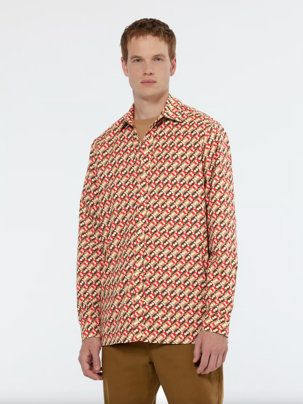 Scotch & Soda Regular Fit Geo-Print Shirt