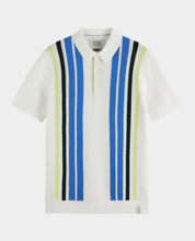 Load image into Gallery viewer, Scotch &amp; Soda Structured Knitted Striped Polo
