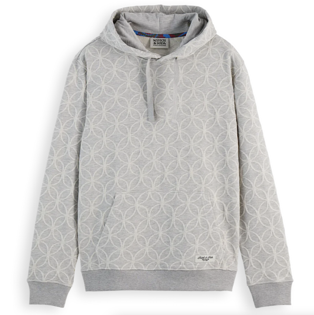 Scotch & Soda Jacquard Regular Fit Hoodie