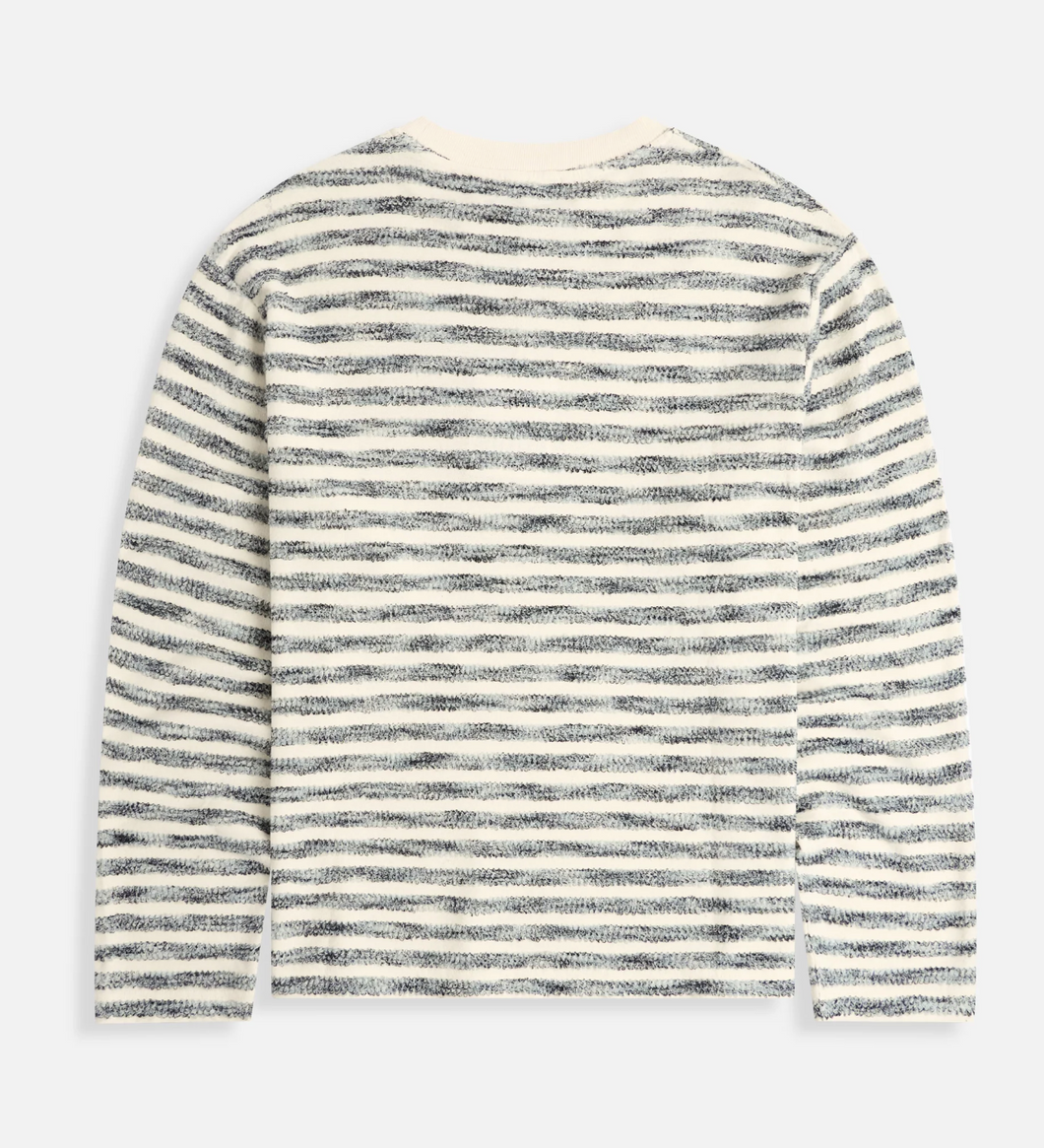 Krost Terry Stripe Long Sleeve Tee