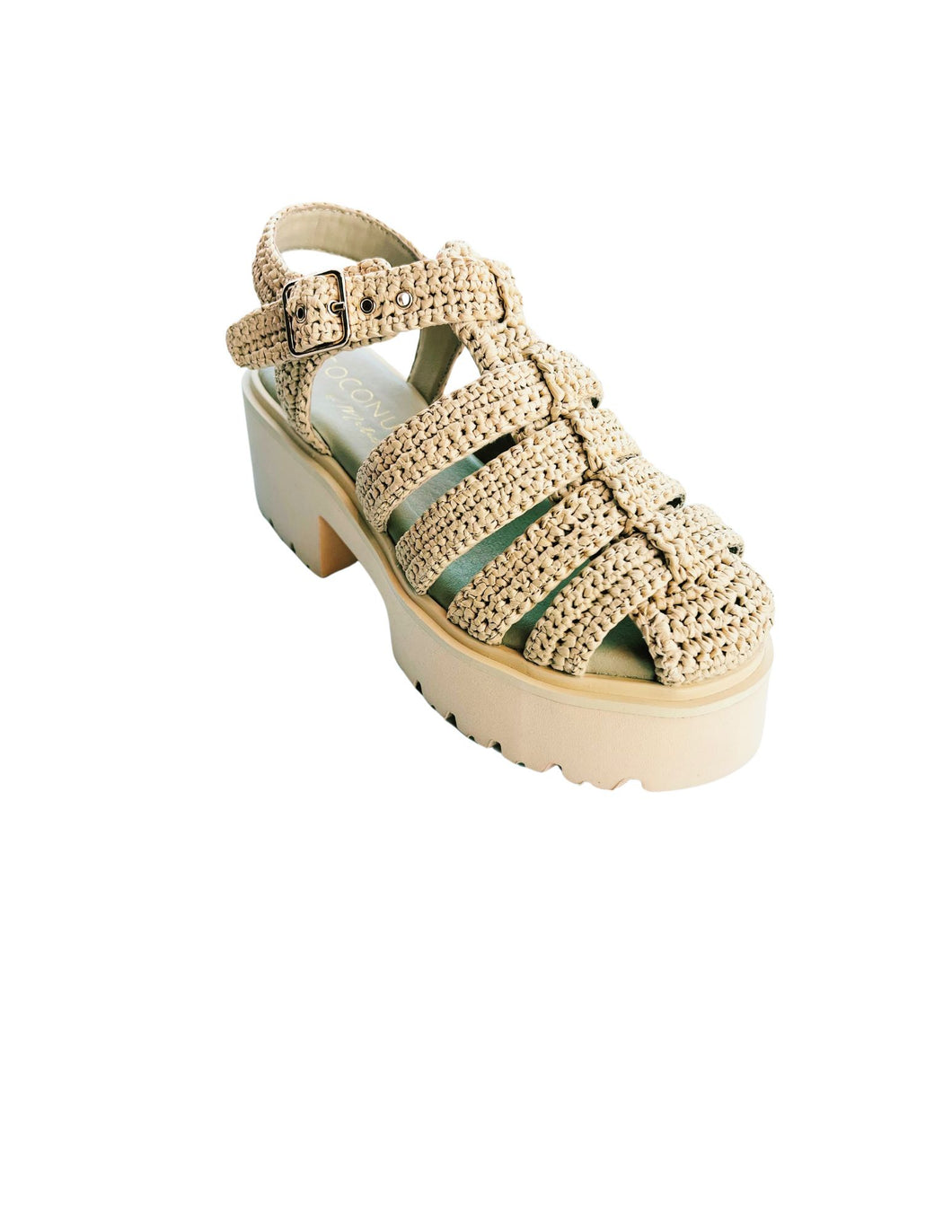 Matisse Tavi Raffia Platform Sandal